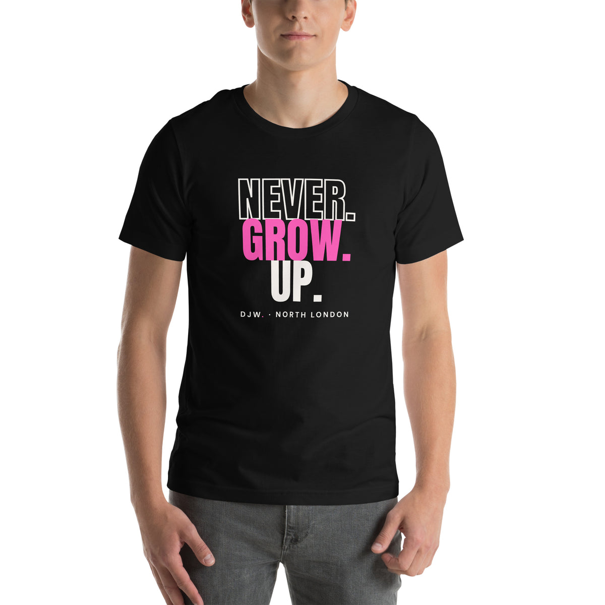Never. Grow. Up. Tee