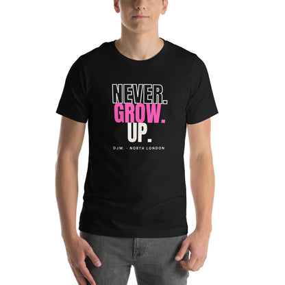 Never. Grow. Up. Tee