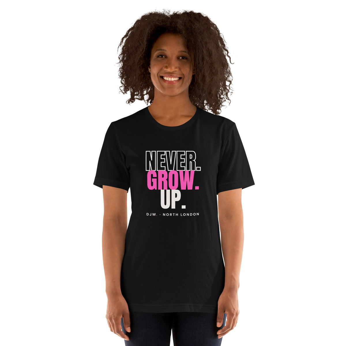 Never. Grow. Up. Tee