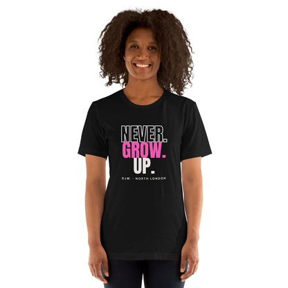 Never. Grow. Up. Tee